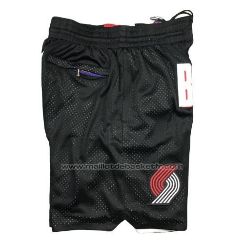 Short Portland Trail Blazers Just Don Noir